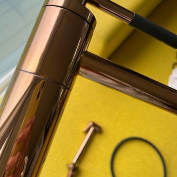 Waterworks Universal Modern One Hole High Profile Kitchen Faucet Copper Finish - Picture 11 of 16